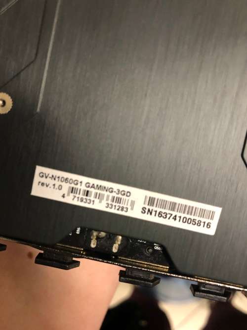 Nvidia GeForce GTX 1060 3GB