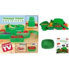 STAY FRESH GREEN CONTAINERS 10pc VALUE SET