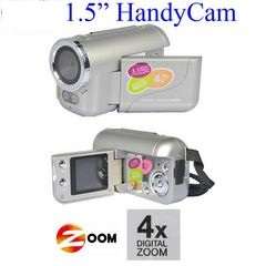 DIGITAL VIDEO CAMERA CAMCORDER 1.5 INCH, 3.1 MEGA PIXEL 4X DIGITAL ZOOM