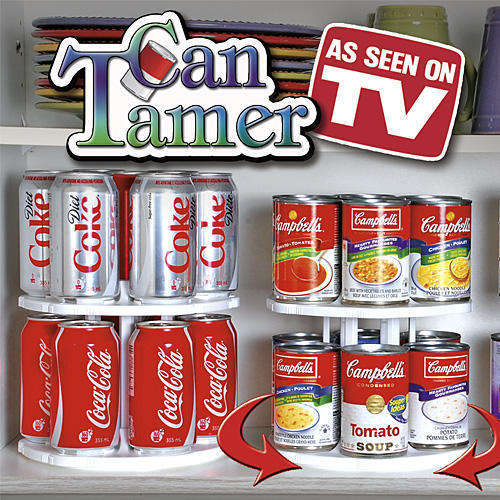 Can-Tamer Two Tier Food & Beverage Can Carousel