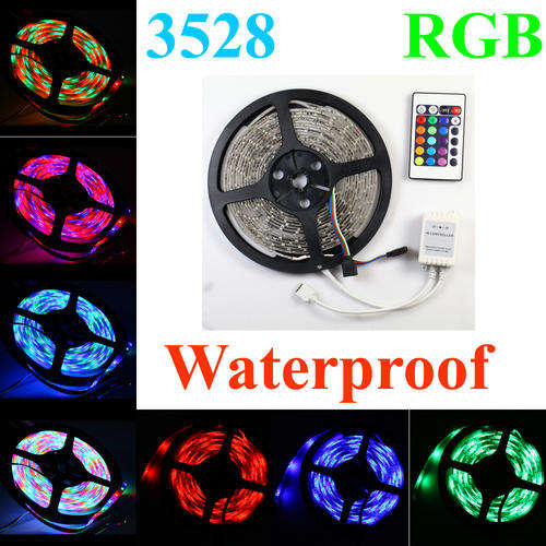 New 5 Metre 300 LED Strip Light RGB, waterproof + controller