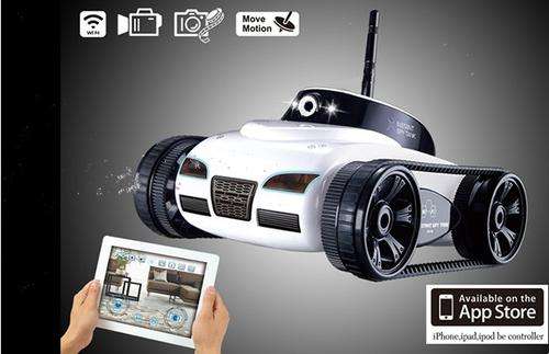 iSpy Tank: an iPhone-controlled tank with built-in spy cam