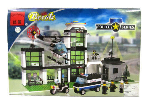 ***LARGE 466 Pieces*** Police HQ, High Quality 100% Lego Compatable