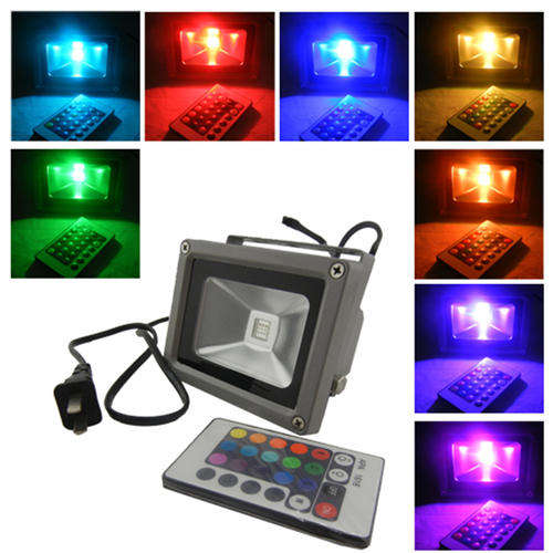 10W MULTI COLOURED Floodlight with remote!!!