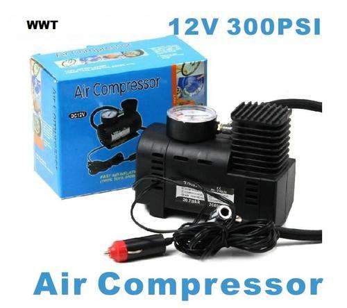 300 Psi Dc 12v Car Auto Motorcycles Tyre Inflator Electric Pump Air Compressor