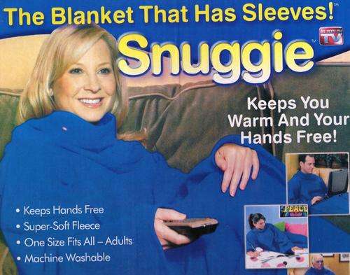 Snuggle Blanket with sleeves - Be prepared for Winter!!!