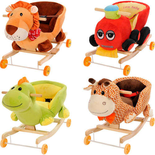 Baby Rocking Horse With Detachable Wheels
