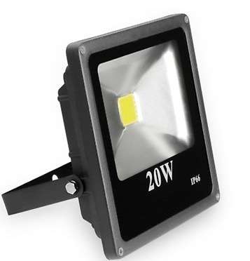 5 on Auction!!! 20W LED Floodlight - NEW DESIGN - Slim Version - Save up to 90% Energy!!