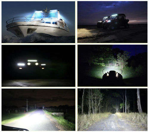 NEW 12 inch 5D 120W Led Work Light Bar Spot Flood Offroad 4WD Jeep/Truck/SUV/ATV Work Lamp