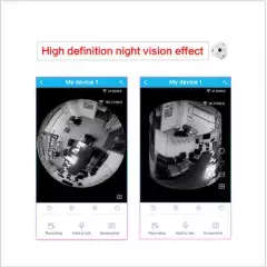 360° 3D VR Panorama Security Camera Fisheye Lens 960P 1.3MP WiFi Night Vision