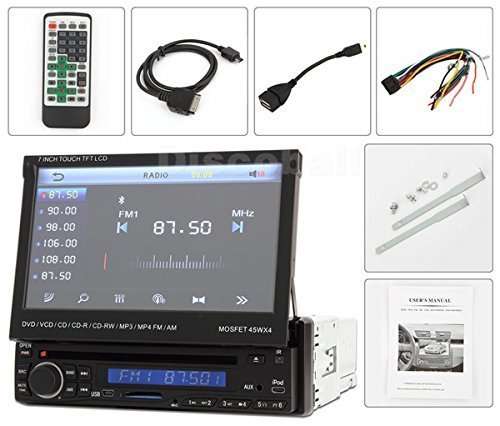 Multimedia Player DVD, SD, USB & Bluetooth MOSFET 45WX4 - TOUCH SCREEN LCD