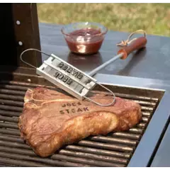 DIY Barbeque Grill Meat Steak Branding Iron With 55 Changeable Letters BBQ Tools