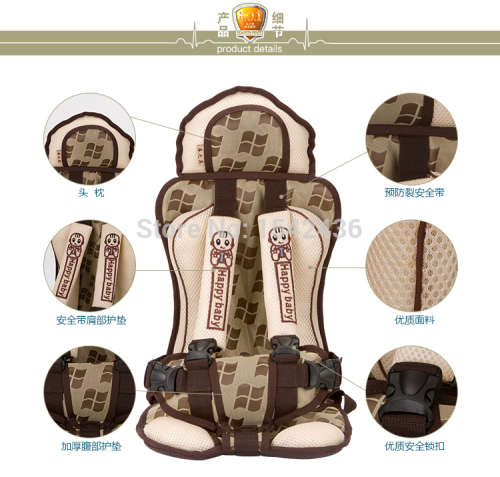 Portable child car seat car baby 0-3 years old child car safety seat Baby safety seat cushion