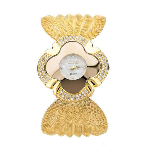 FREE SHIPPING - Lady Diamond Bracelet Watch Mirror Luxury Quartz Watch
