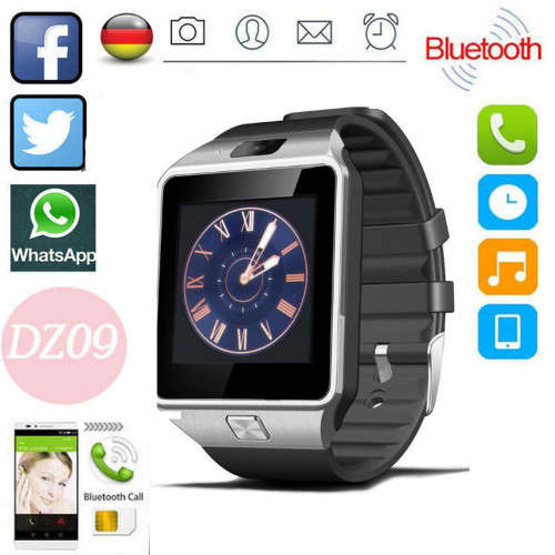 Bluetooth Smart Watch DZ09 Smartwatch GSM SIM Card With Camera for Android IOS Phones