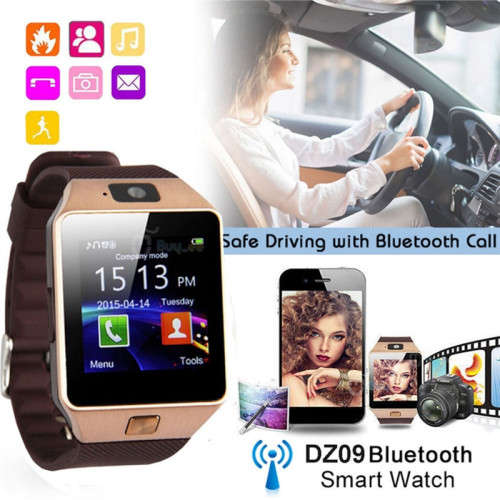 Bluetooth Smart Watch DZ09 Smartwatch GSM SIM Card With Camera for Android IOS Phones
