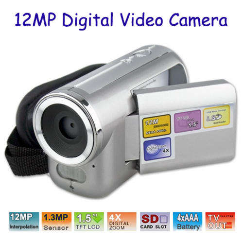 Mini Digital Video Camcorder DV 4 X zoom Camera 12 MP