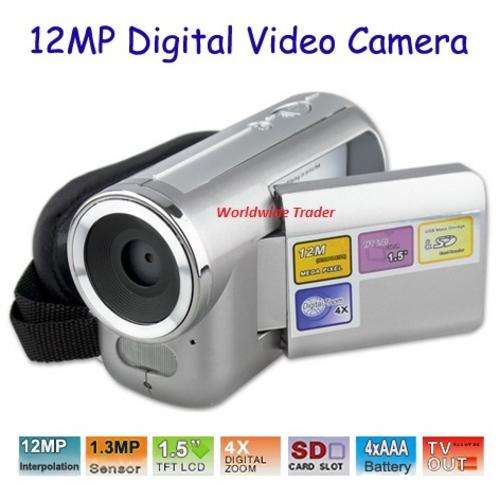 Mini Digital Video Camcorder DV 4 X zoom Camera 12 MP