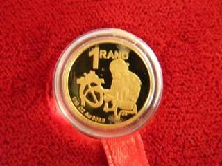 1997 SOUTH AFRICA / GOLD R1 / HEART TRANSPLANT / 1/10 OZ GOLD