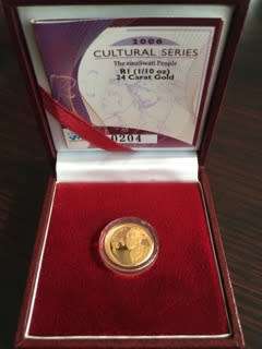 2006 The emaSwati People GOLD 1/10oz 24crt