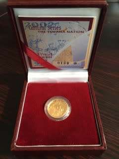 2002 The Tswana Nation GOLD 1/10oz 24crt