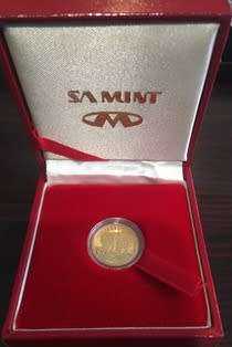 1994 SOUTH AFRICA NATURA SERIES LION 1/10oz 24 CARAT GOLD