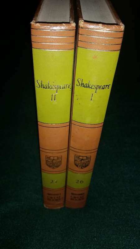 ** SHAKESPEAR I AND II ** The plays and sonnets of Shakespear.