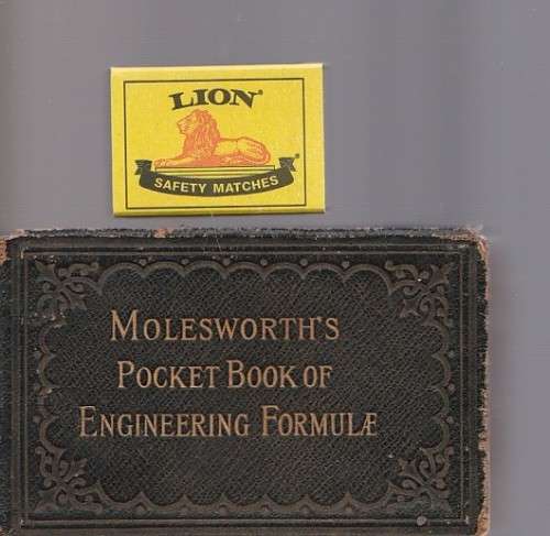 MOLESWORTH'S POCKET BOOK OF ENGINEERING FORMULE