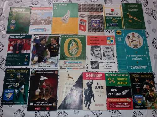 National Souvenir Programme / Test Rugby Official Programme / Official Publication and more