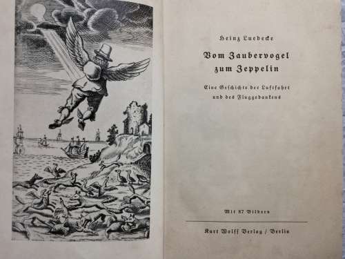 Vom Zaubervogel zum Zeppelin.  ( SIGNED AND INSCRIBRED )