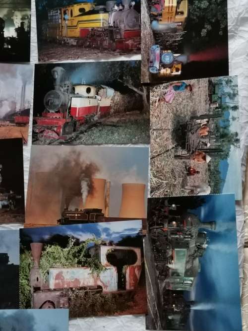 Lot of 20  Last Steam locomotives  postcards - unused - as per photo