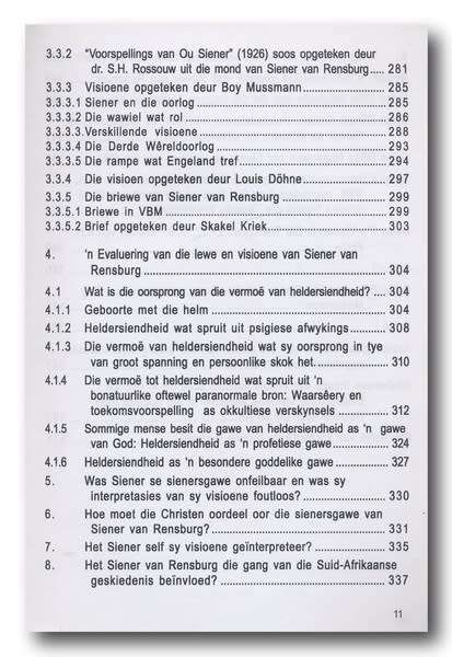 Die Vierkleur Wapper Weer - Visioene van Siener van Rensburg deur prof Raath & Nellie van Zyl