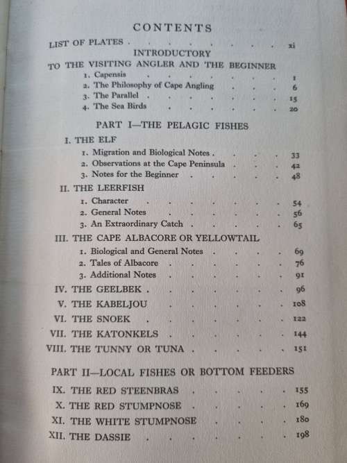 SEA-ANGLING FISHES OF THE CAPE by C. LEO. BIDEN