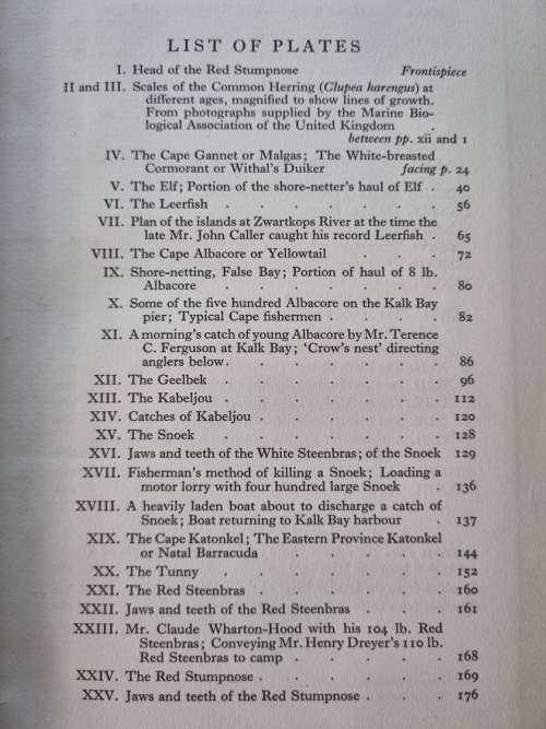 SEA-ANGLING FISHES OF THE CAPE by C. LEO. BIDEN