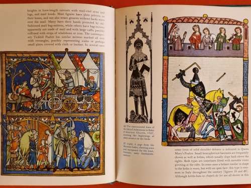 ARMS AND ARMOUR  -  ( 130 illustrations in colour and black and white )