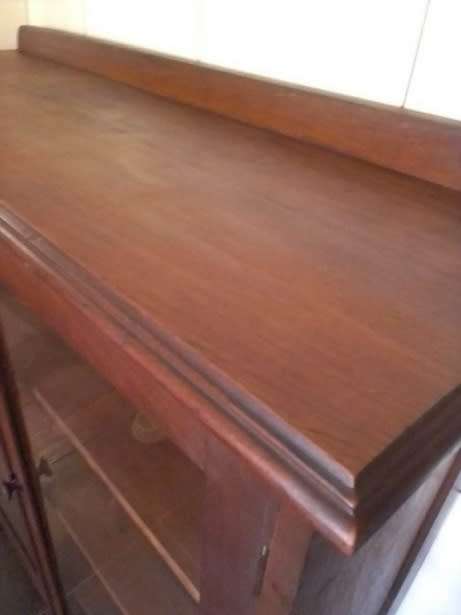 Stunning, 1920`s `30`s  Burmese teak glass fronted book case, shelve. Display cabinet.