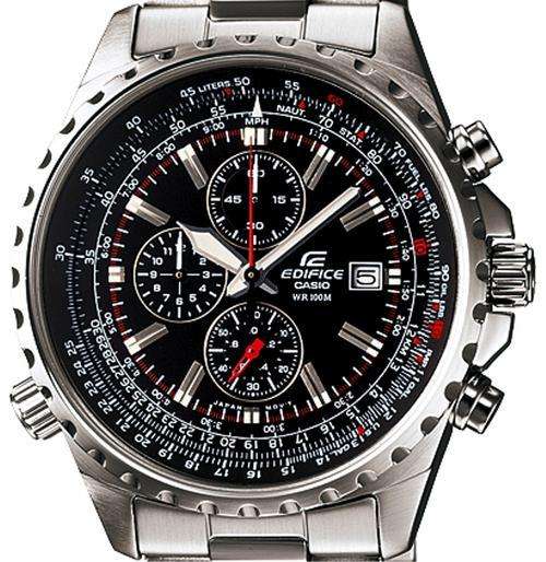 ** IN-STOCK ** CASIO EDIFICE PILOT CHRONOGRAPH WATCH ** BRAND NEW ** EF-527D-1AV