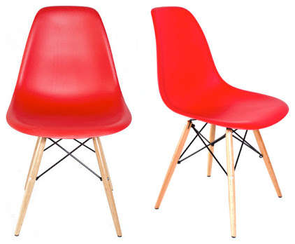 Classic Red Accent Chair.