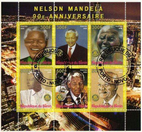 BENIN - NELSON MANDELA 90th ANNIVERSAIRE