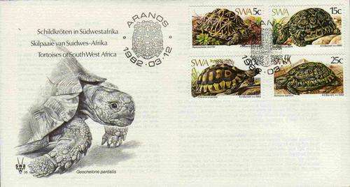 SWA FDC - TORTOISES OF SOUTH WEST AFRICA   36
