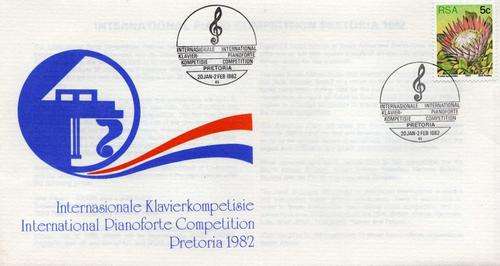 RSA FDC - INTERNATIONAL PIANOFORTE COMPETITON PRETORIA 1982