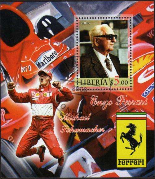LIBERIA - MICHAEL SCHUMACHER  ENZO FERRARI