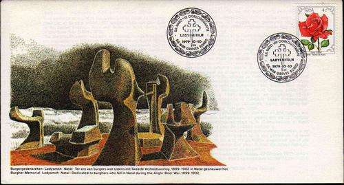 RSA FDC - BURGHER MEMORIAL LADYSMITH NATAL