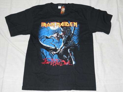 ROCK BAND T-SHIRT!! IRAN MAIDEN!! LARGE FREE SHIPPING!!
