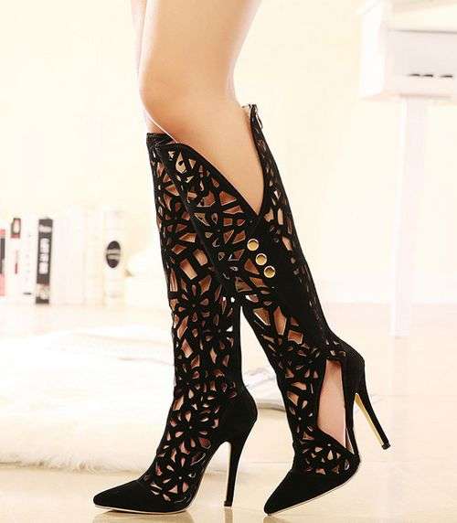Modern Knee high fashion boots
