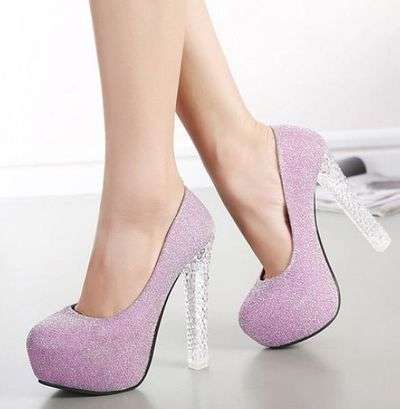 Shiny Design Popular Beauty High Heel Shoes