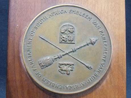 Emblem of Old South African Parliament