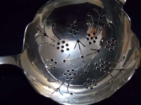 Beautiful Silver Tea Strainer