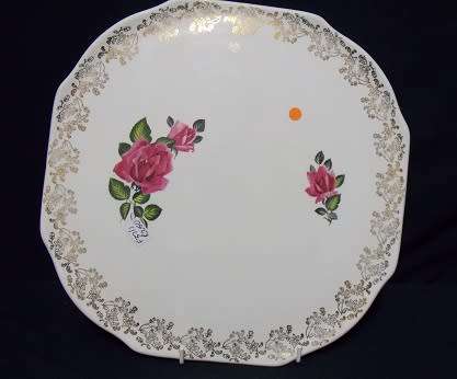 Cake Plate made by Lord Nelson Potteries
