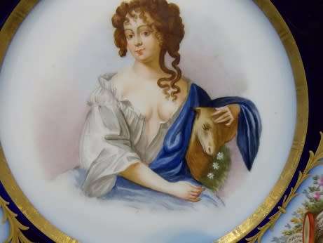 Stunning Sevres Plate